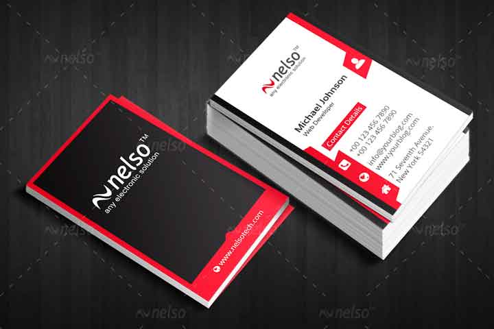 visiting card sample two