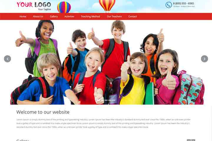 Website Devlopment-zenith-public-school-template