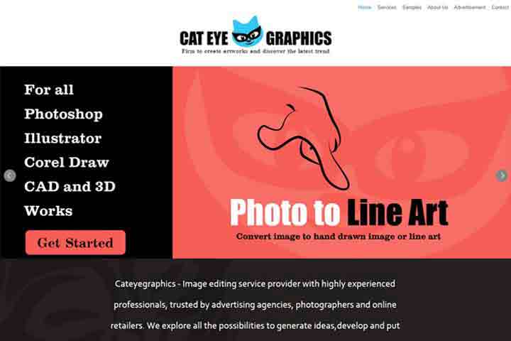 web  development Template cateyegraphics