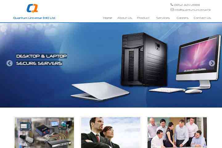 web  development-quantum-universe-template